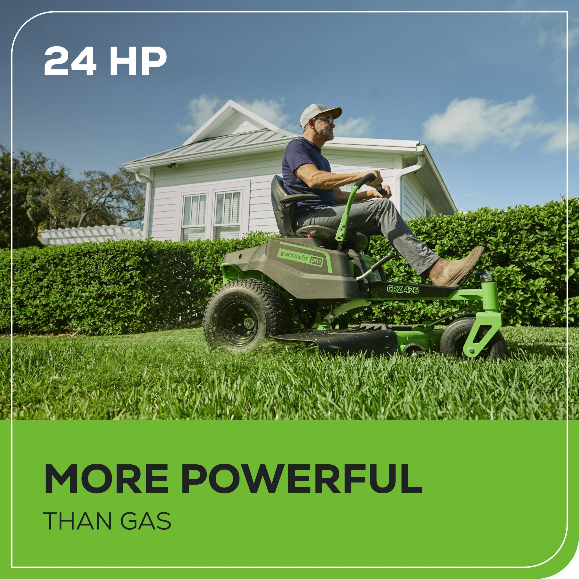 60V 42" Cordless Battery CrossoverZ Zero Turn Riding Lawn Mower 3-Tool Combo Kit w/ (6) 8Ah Batteries, One(1) 2.5Ah Battery & Four (4) Chargers