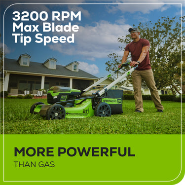 60V 21" Cordless Battery Self-Propelled Lawn Mower w/ Two (2) 4.0Ah Batteries & Dual Port Charger