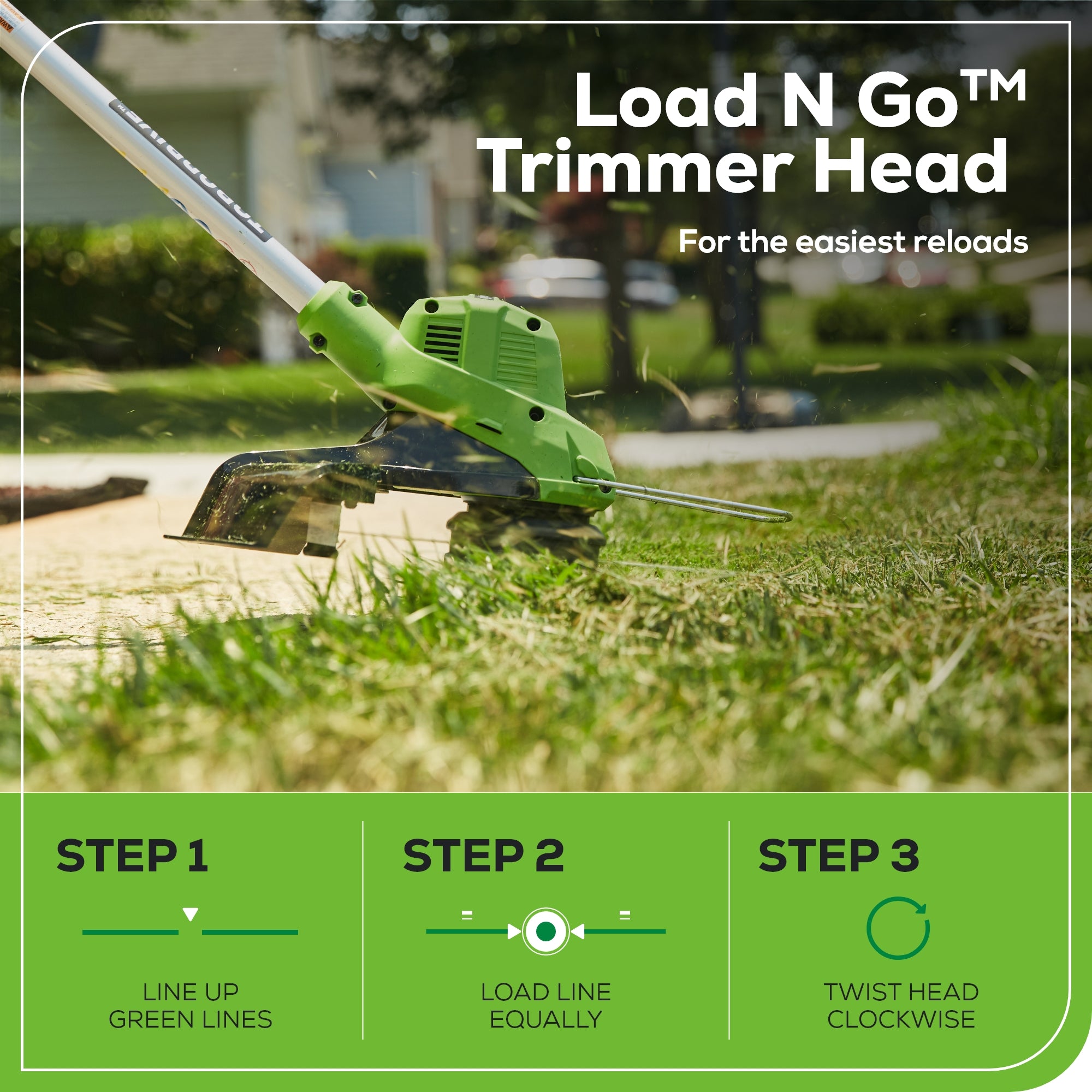 40V 15" Cordless Battery String Trimmer (Tool Only)