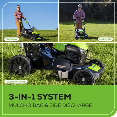 40V 21" Cordless Battery Self-Propelled Lawn Mower w/ 5.0Ah Battery & Charger