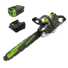 60V 20" Cordless Battery Chainsaw w/ 8.0Ah Battery & Rapid Charger