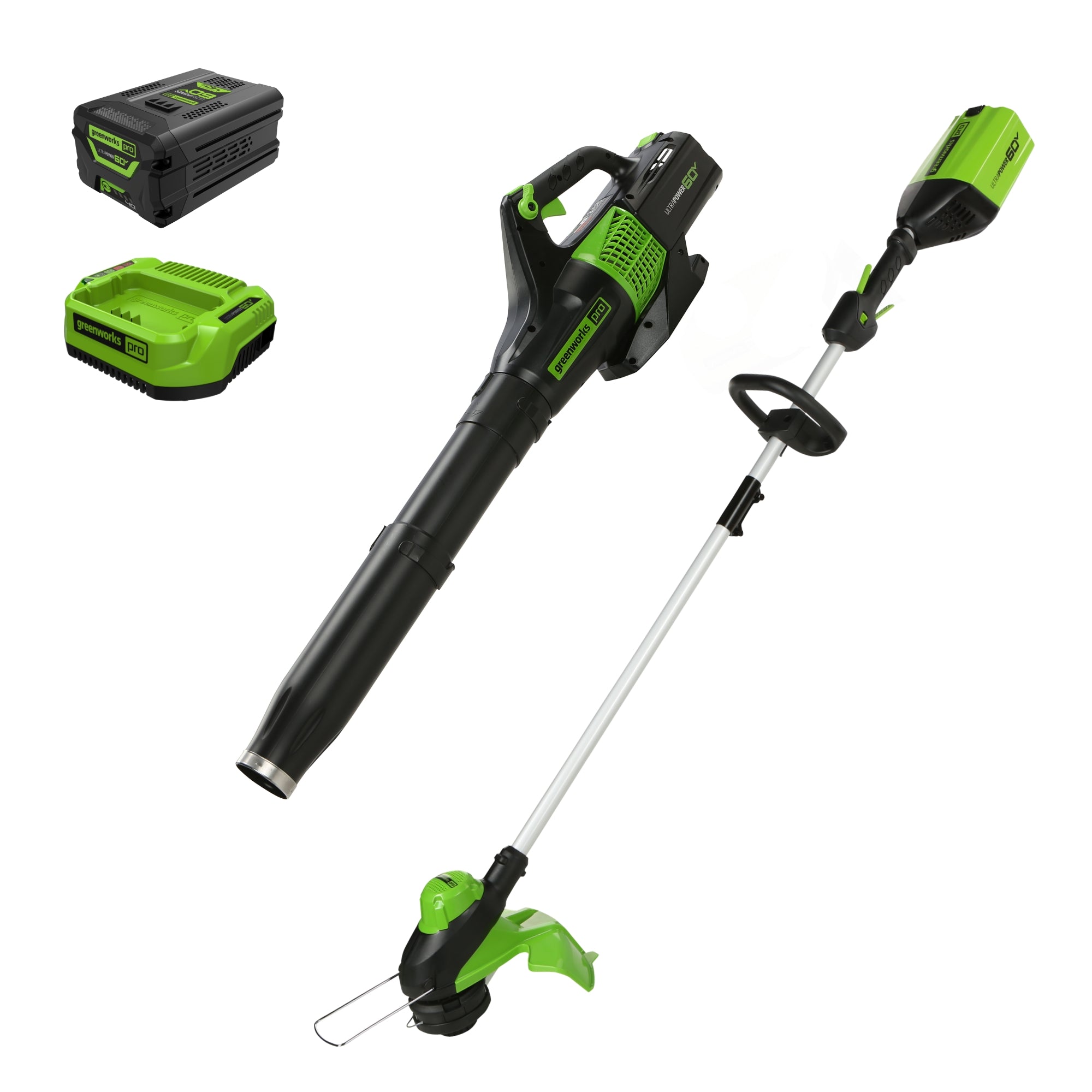 60V 22" Cordless Battery Self-Propelled Mower Combo Kit w/ String Trimmer and Blower