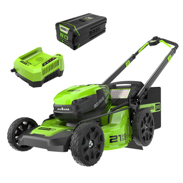 80V 21" GEN 2 Cordless Battery 4-in-1 Push Lawn Mower(Auto Switch) w/ 4.0Ah Battery & Charger