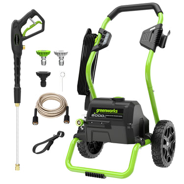 2000 PSI 1.1 GPM Cold Water Electric Pressure Washer (Green Frame)