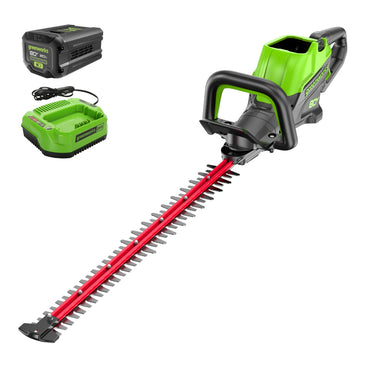 80V 26" Cordless Battery Hedge Trimmer (1.1" cut, 4000 SPM) w/ 2.0Ah Battery & Charger