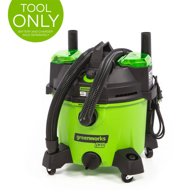 60V 9-Gallon AC/DC Wet / Dry Vacuum (Tool Only)