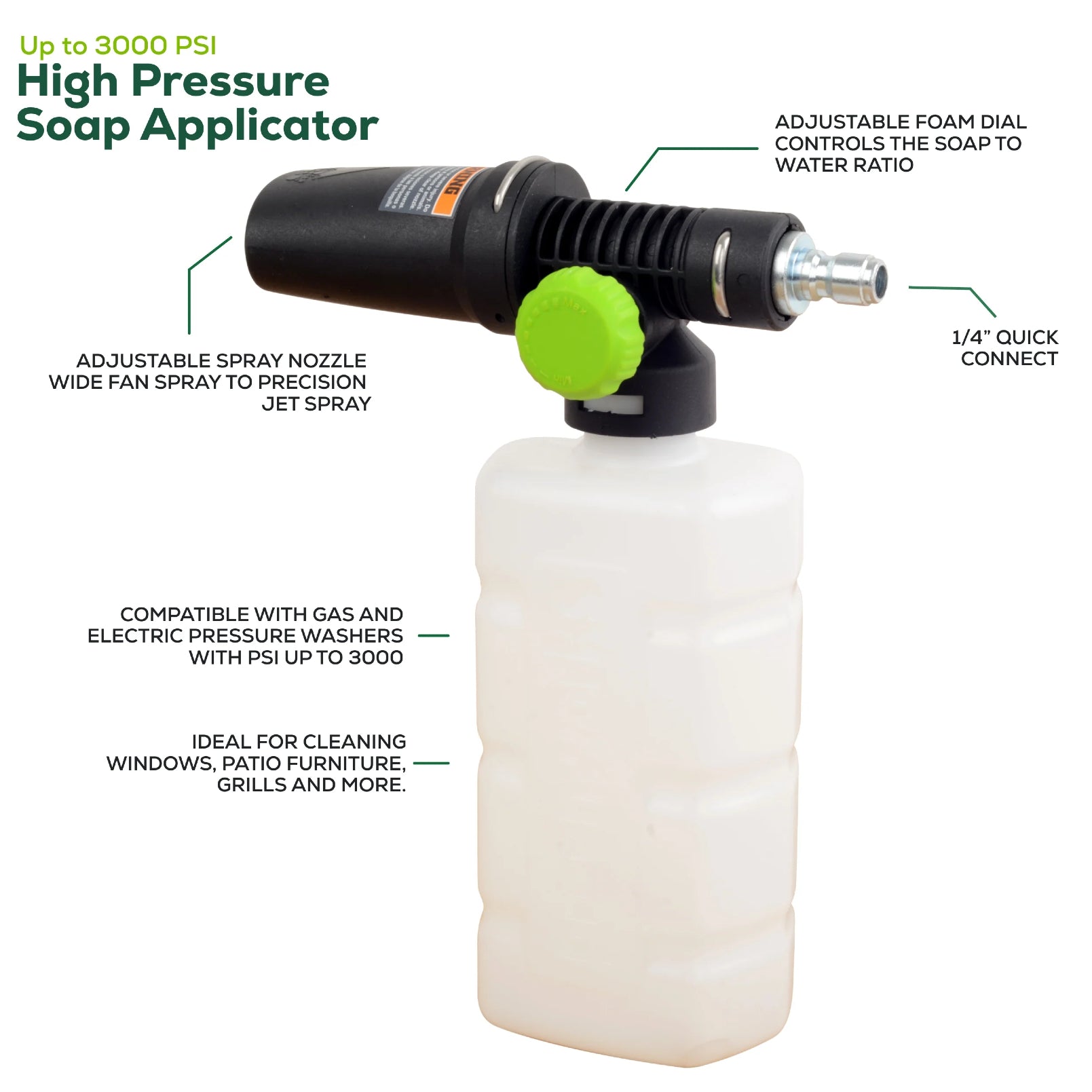 Universal High Pressure Soap Applicator