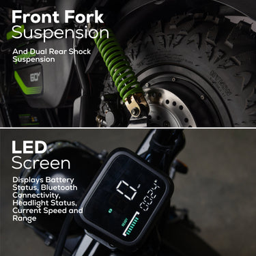 60V STEALTH Series Electric Mini-Bike (Tool Only)