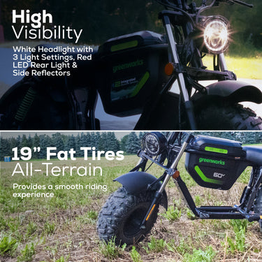 60V STEALTH Series Electric Mini-Bike (Tool Only)