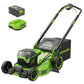 60V 22" Cordless Battery Push Lawn Mower w/ 5.0Ah Battery & Charger