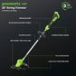 40V 15" Cordless String Trimmer w/ 2.0Ah Battery & Charger