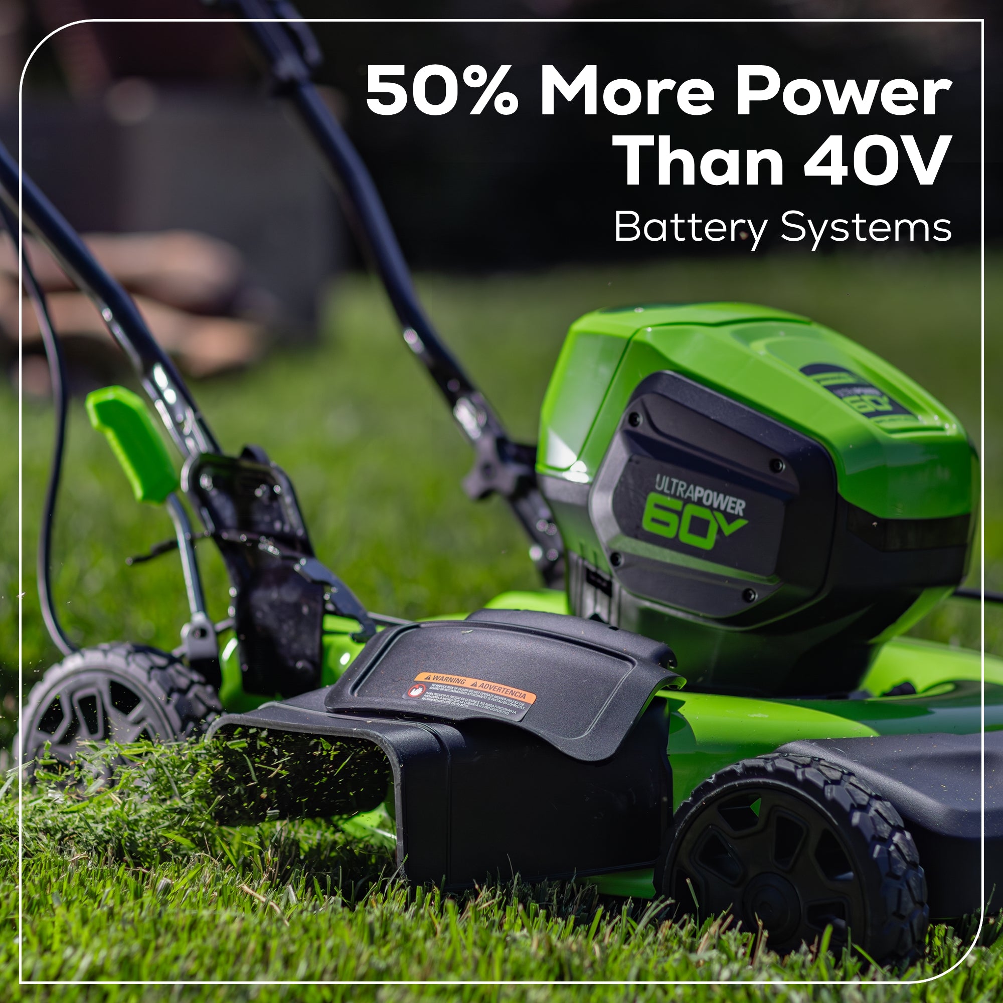 60V 19" Cordless Battery Push Lawn Mower w/ 5.0Ah Battery & Charger