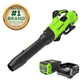 60V 750CFM Cordless Battery Blower w/ 4Ah HC Battery and 6A Charger