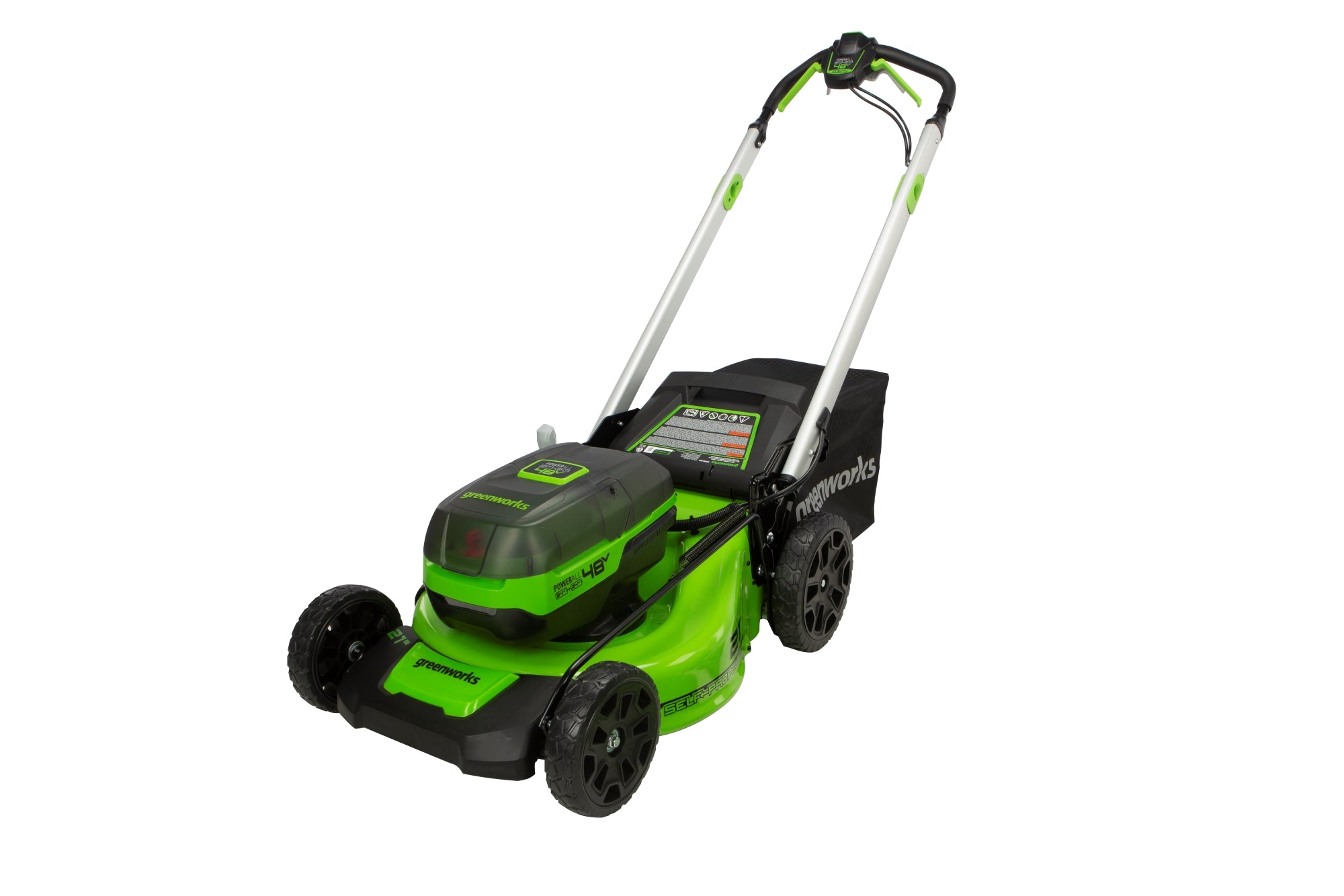 Greenworks 48v cordless 46cm self propelled lawn mower new arrivals