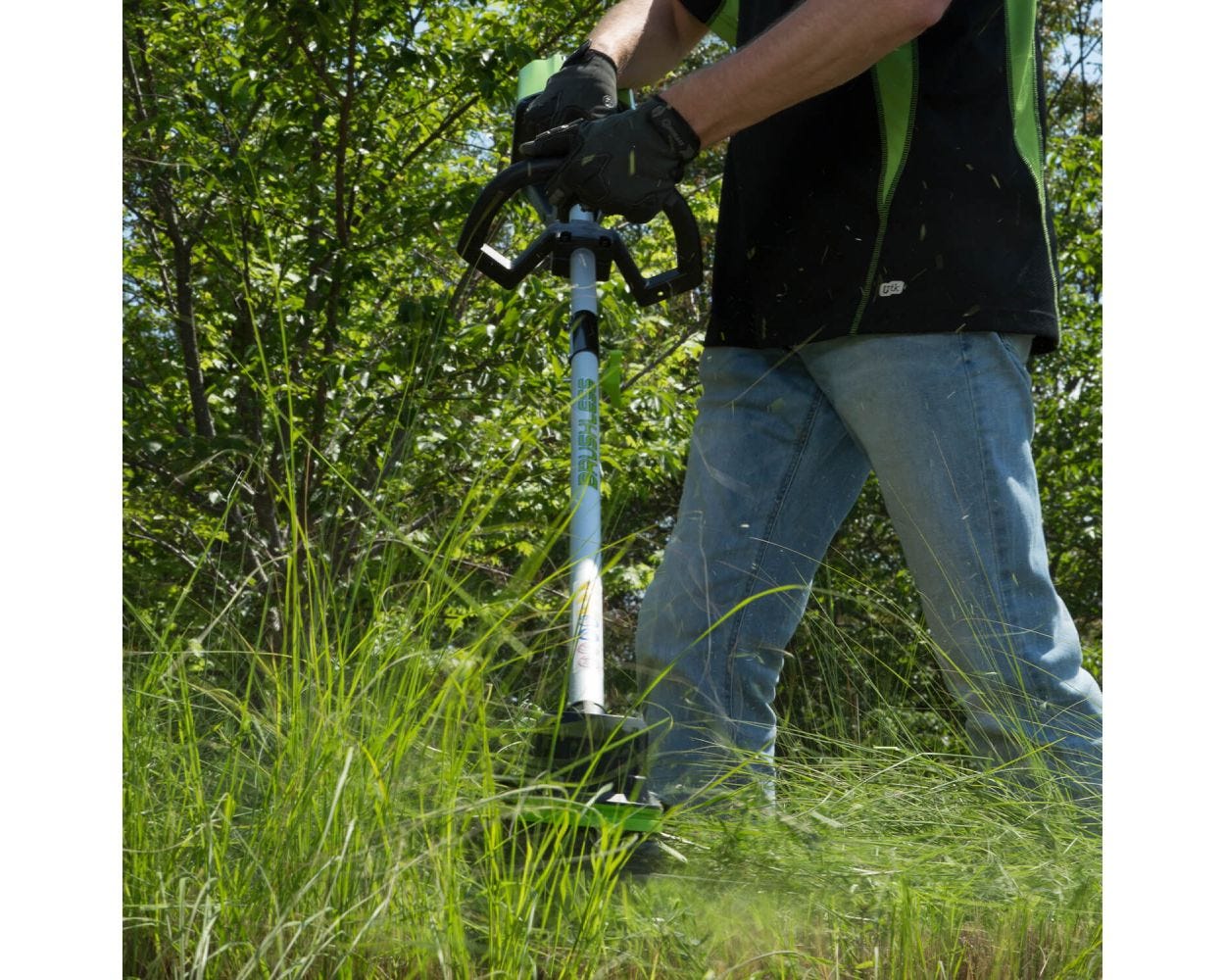 80V Cordless 16" Brushless String Trimmer | Greenworks Pro