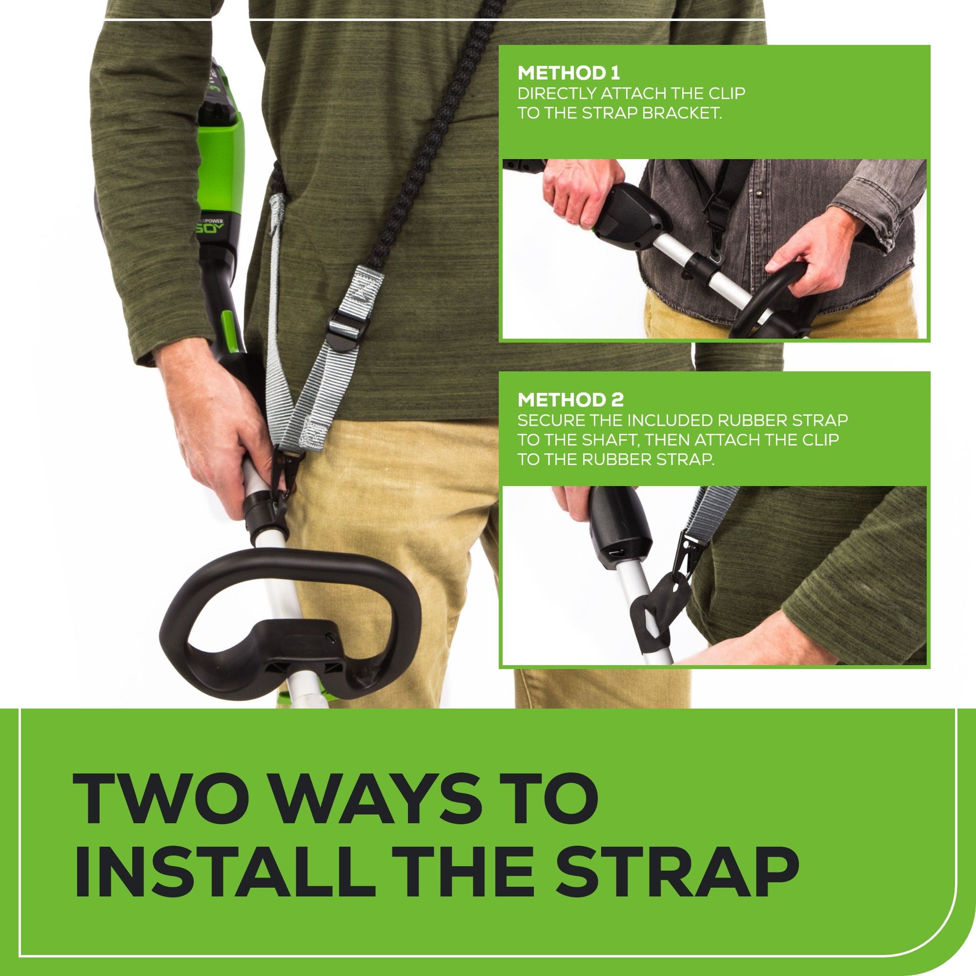 exoFLEX Deluxe Shoulder Strap for String Trimmer and Leaf Blower