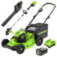 80V 21" Cordless Battery Push Mower 3pc Combo Kit w/ (2) 2.0Ah Batteries & Rapid Charger