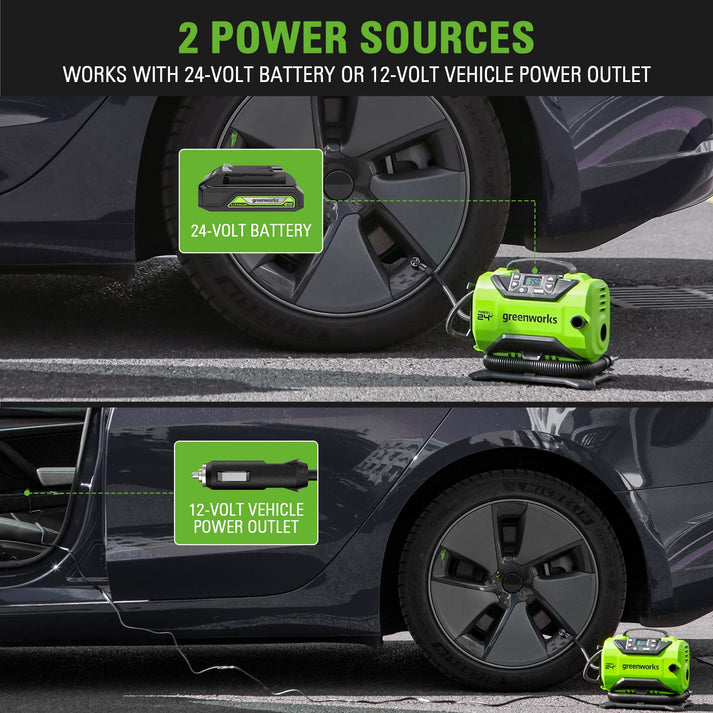 24V Cordless Battery 5-pc Premium Tailgating Combo Kit w/ (2) 2.0Ah  Batteries & Charger