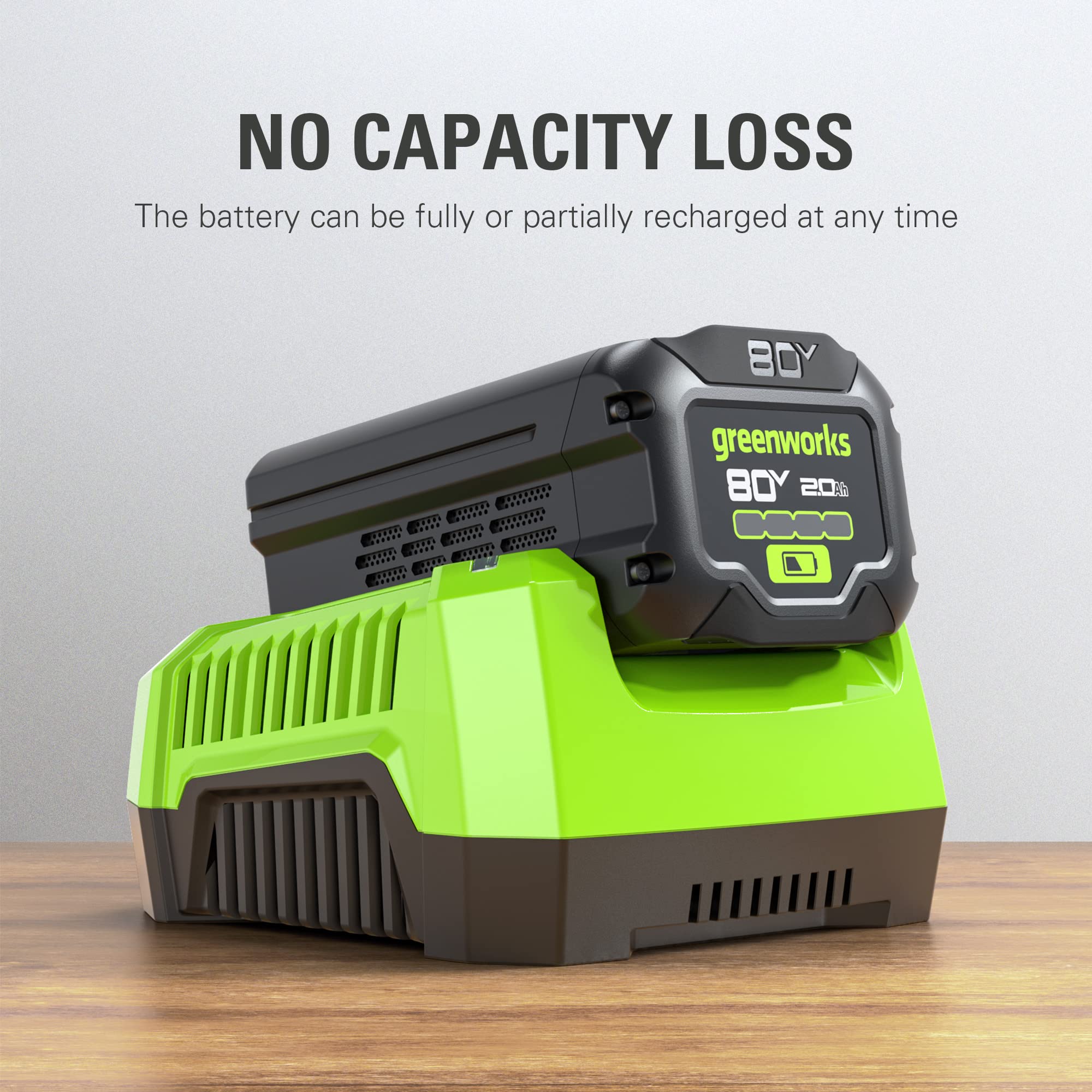 80V 2.0Ah Lithium-Ion Battery & Charger Combo Kit