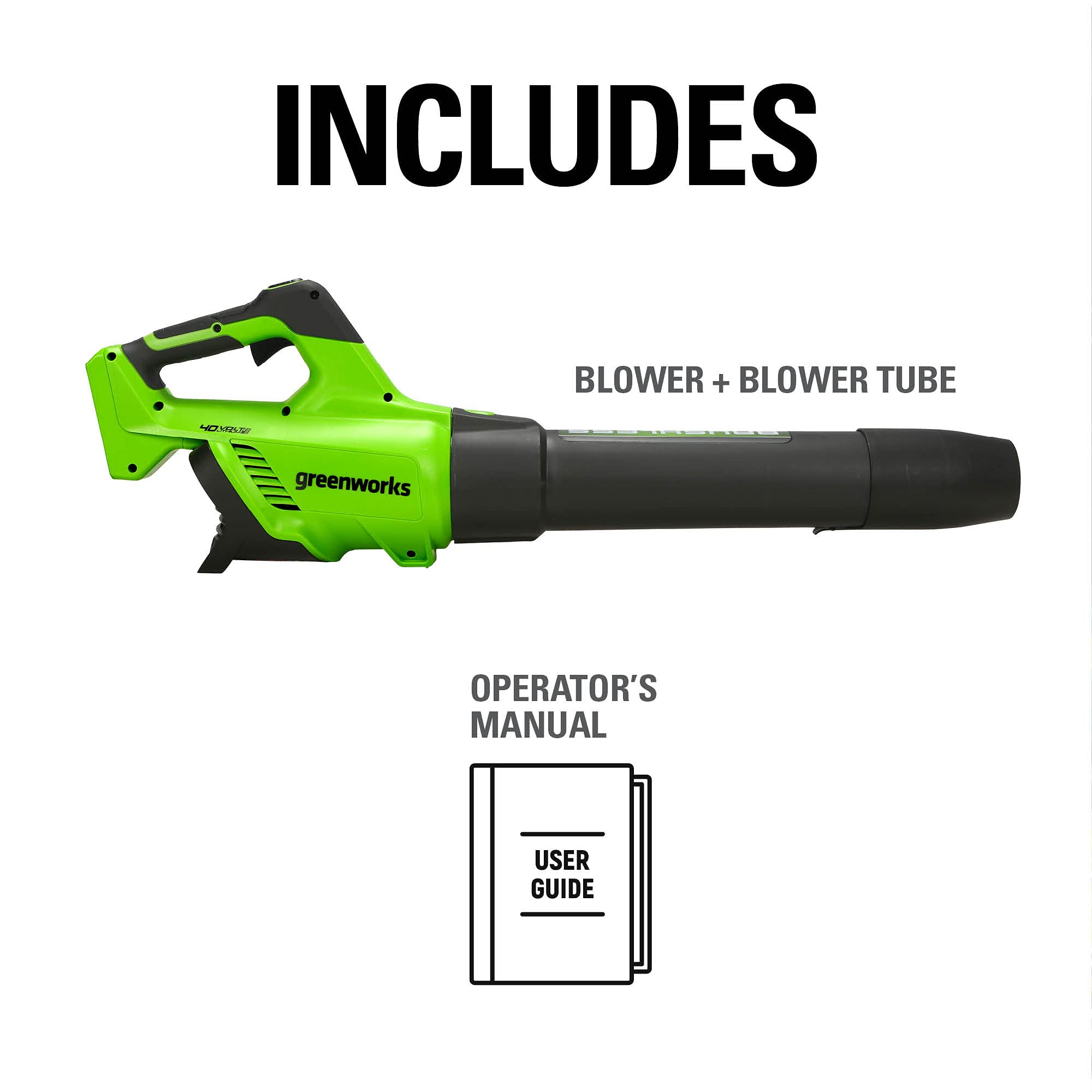 40V 550 CFM Cordless Battery Leaf Blower (Tool Only)