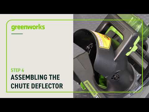 Chute Deflector for Greenworks 20" Snow Throwers