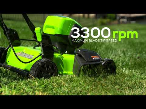 60V 19" Cordless Battery Push Lawn Mower w/ 5.0Ah Battery & Charger