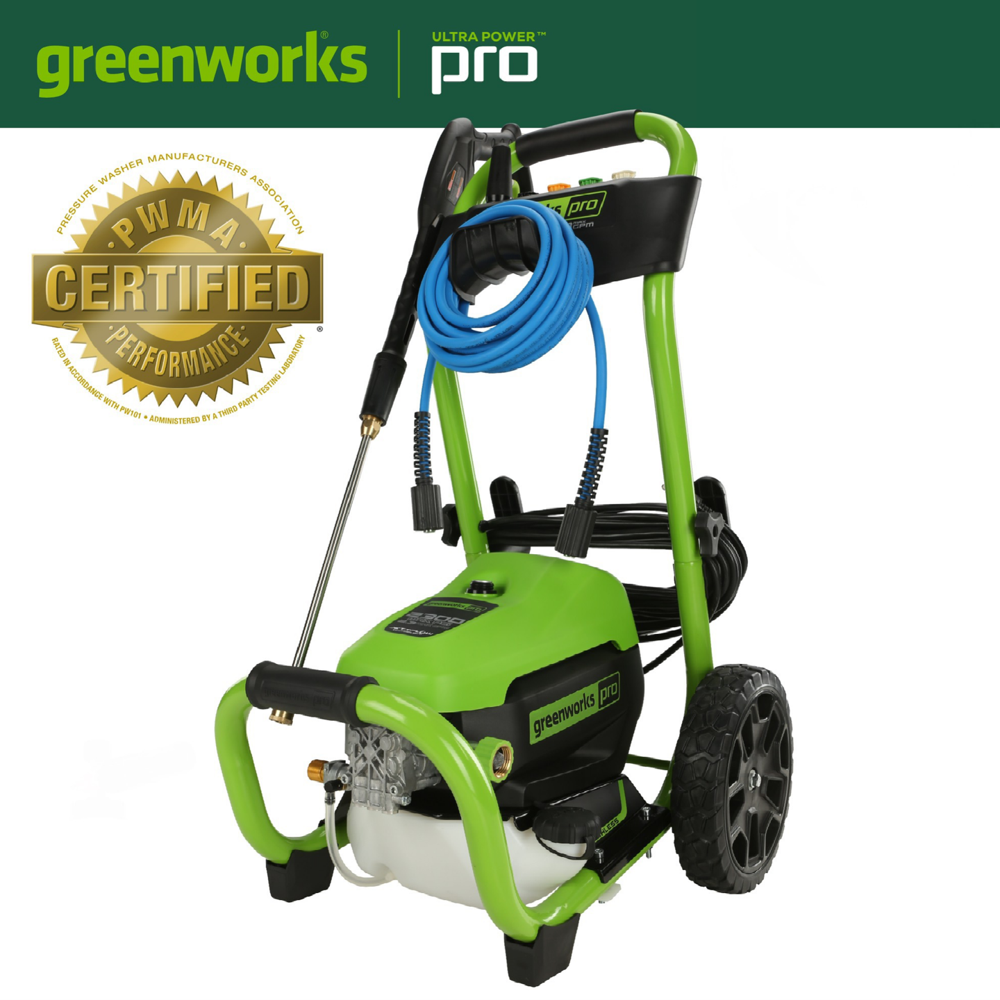 2300 PSI 1.2-GPM Cold Water Electric Pressure Washer