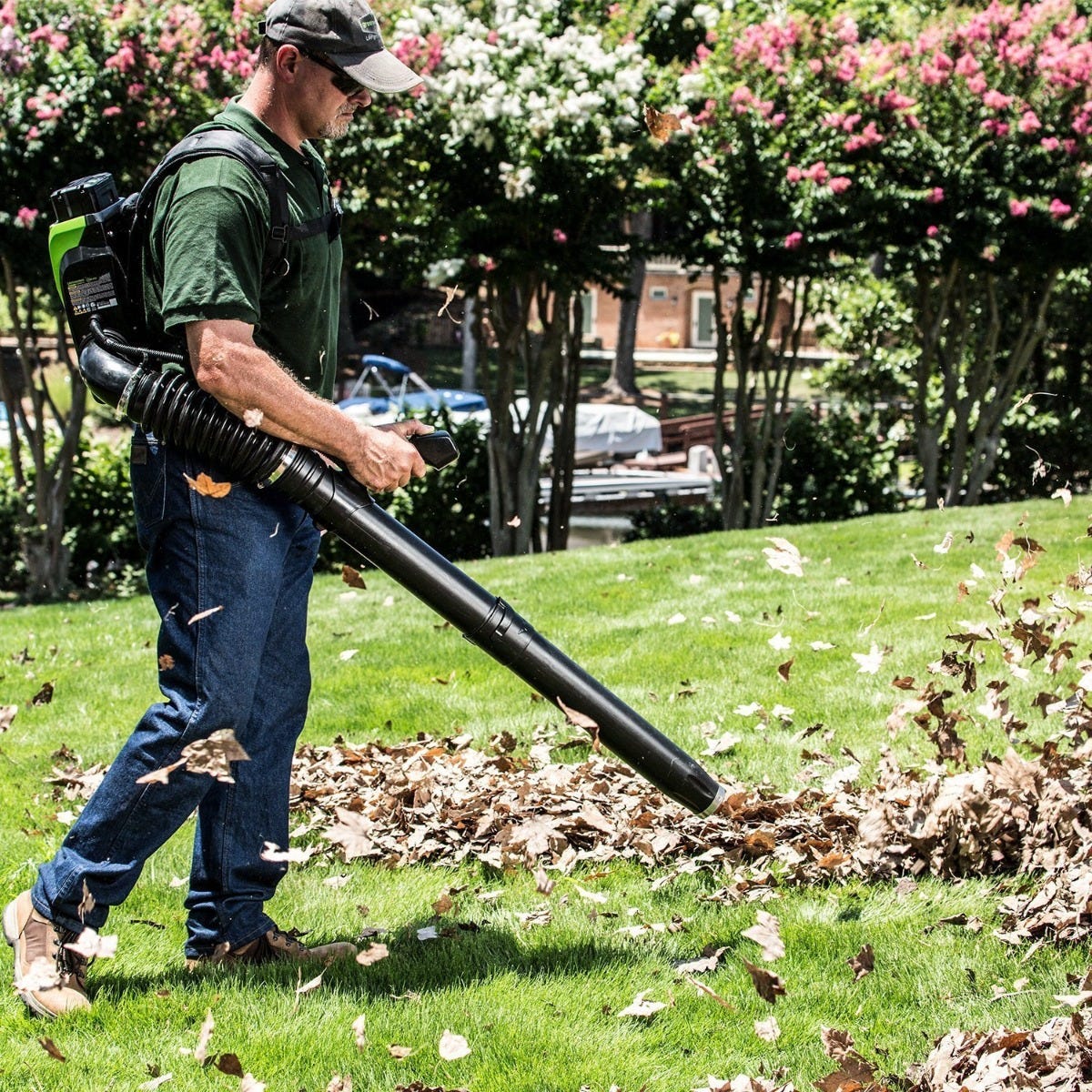 80V 580 CFM Brushless Backpack Blower w/ 2.5Ah Battery & Charger