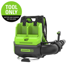 60V 824 CFM Cordless Battery Dual Port Backpack Blower (Tool Only)