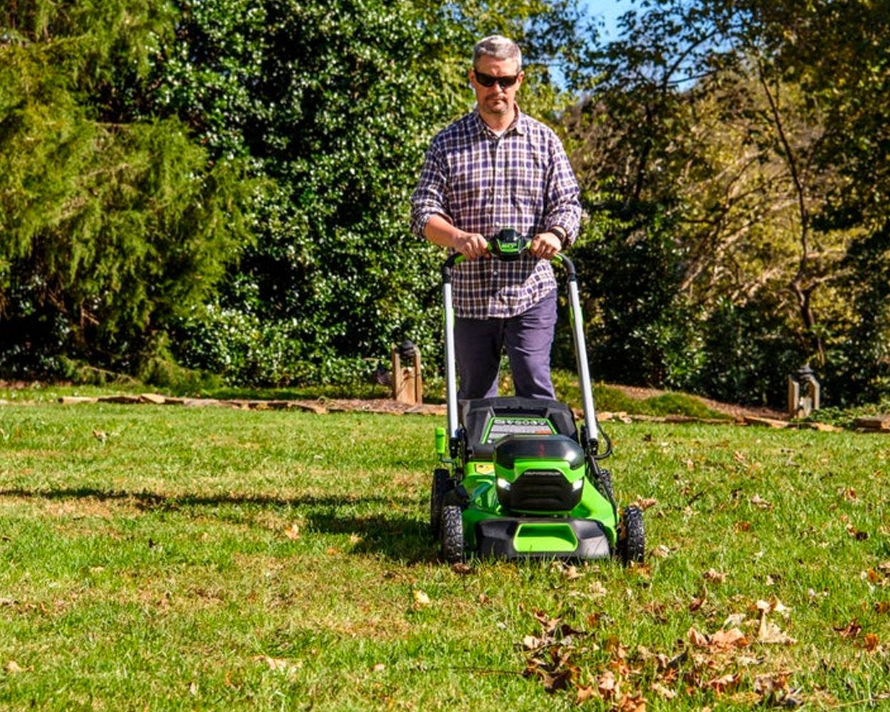 Lawn mower and 2025 line trimmer combo