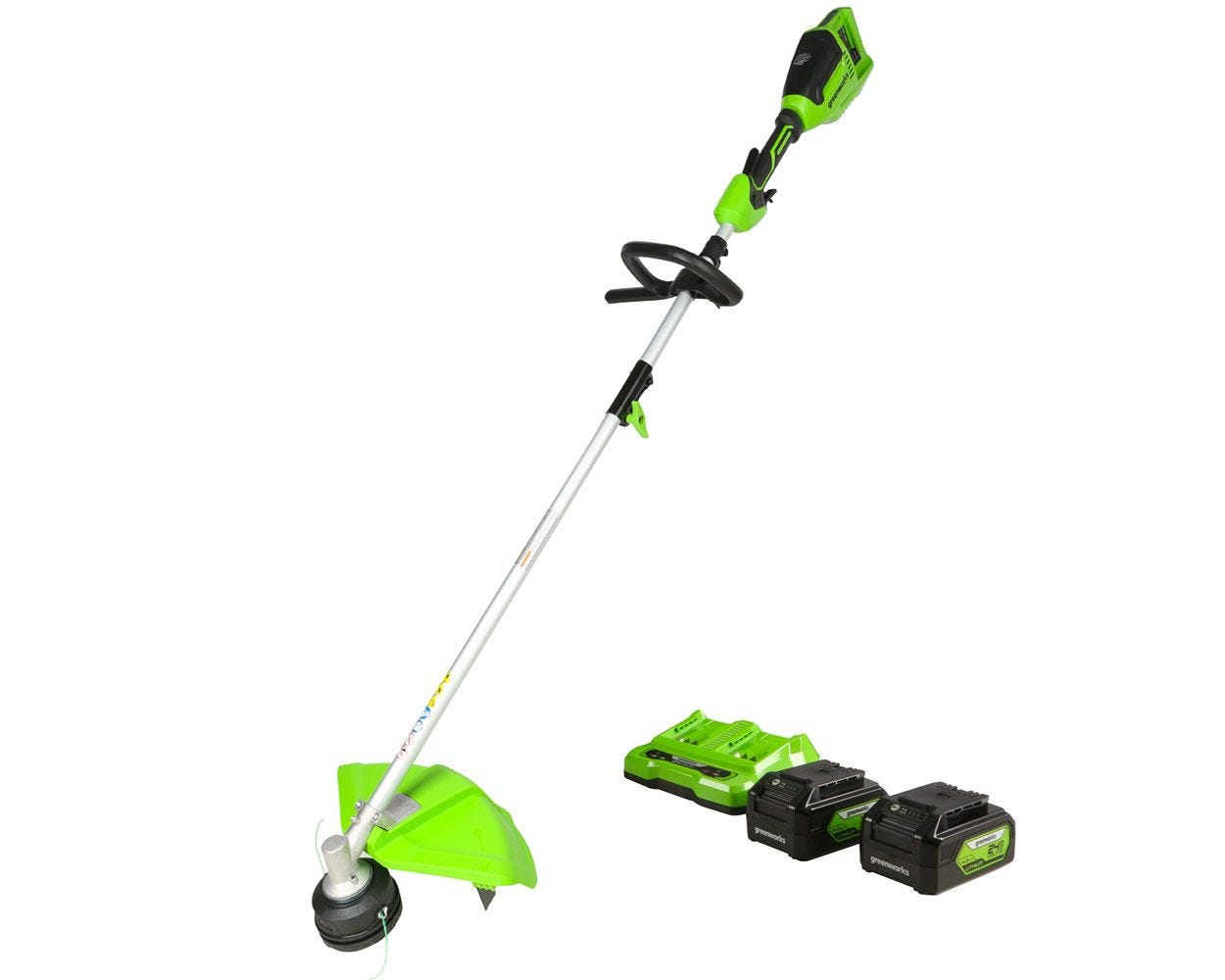 40V 16 Cordless Battery String Trimmer (Attachment Capable) w/ 4.0 Ah USB  Battery & Charger