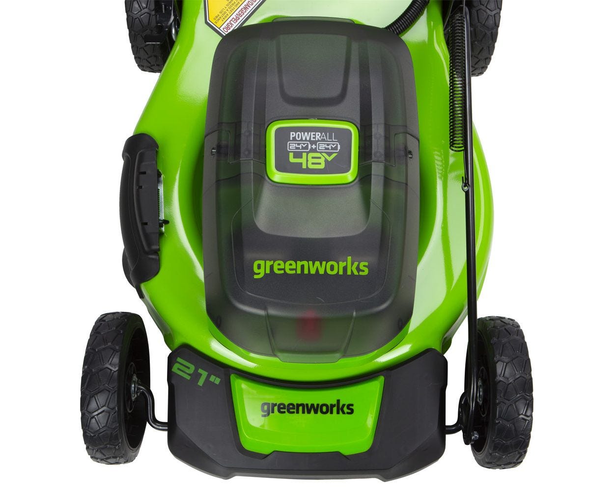 48V (2 X 24V) Brushless 21-Inch Self-Propelled Lawn Mower | Greenworks