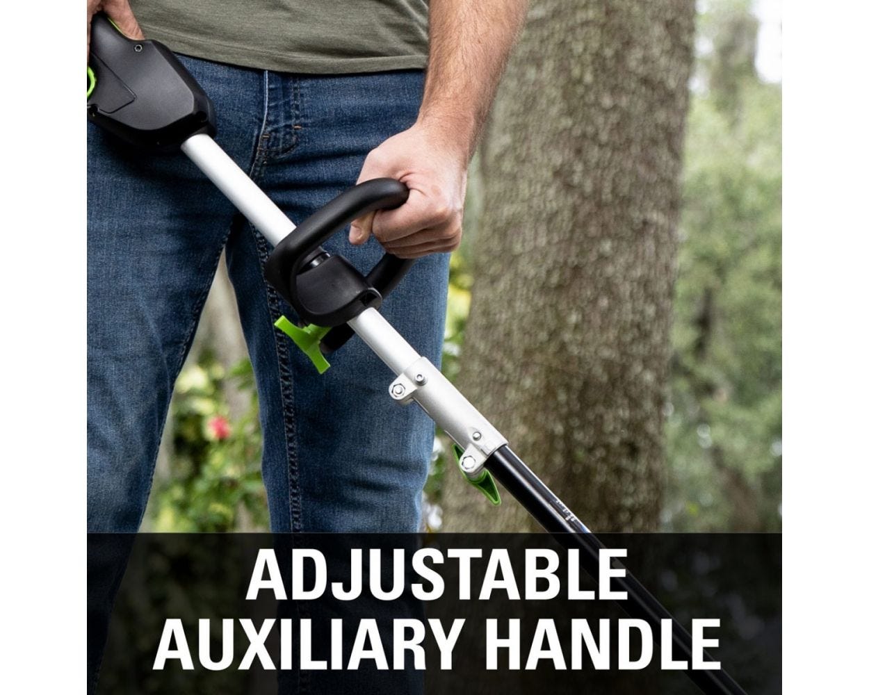 60V 16" Cordless Battery String Trimmer (Attachment Capable) & Horizontal Blower Attachment w/ 4.0 Ah Battery & Charger