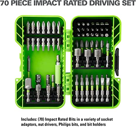 24V Cordless Battery Drill/Driver and Impact Driver and Circ. Saw and 70pc IR Bit Set + 3pc Blades Combo Kit w/ Two (2) 2.0Ah Batteries and 4.0Ah Battery & Charger