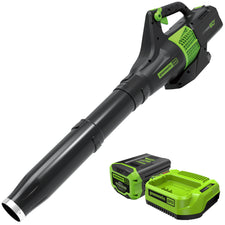 60V 450 CFM Cordless Battery Leaf Blower w/ 2.0Ah Battery & Charger