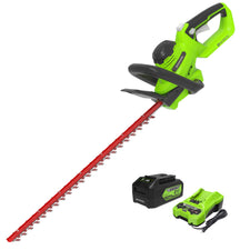 24V 22" Cordless Battery Hedge Trimmer 2800 SPM w/ 4.0Ah USB Battery & Charger