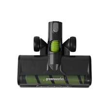 Greenworks Stick Vacuum Soft Brush Roll with LED Headlights-Black