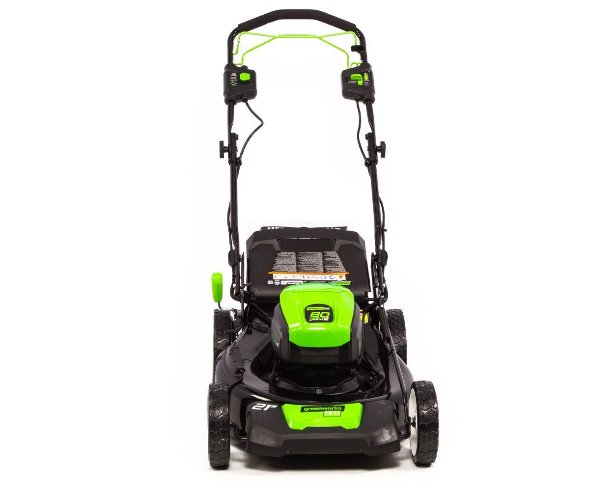 80V 21-Inch Self-Propelled Cordless Lawn Mower | Greenworks Pro