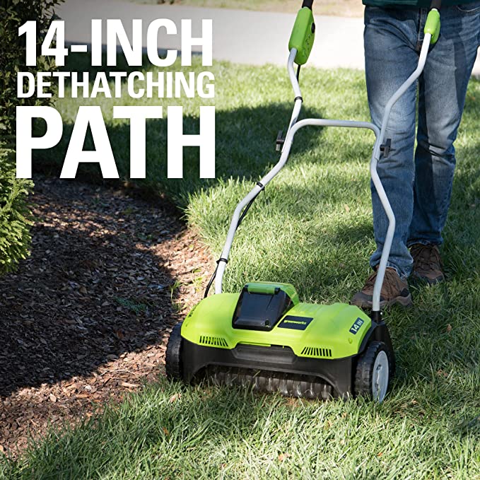 40V 14" Cordless Dethatcher w/ 4.0Ah Battery & Charger