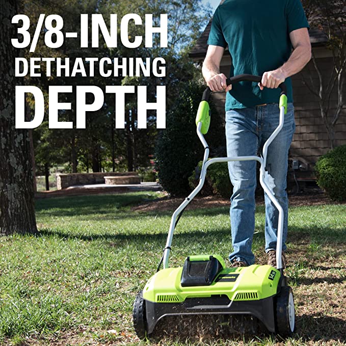 40V 14" Cordless Dethatcher w/ 4.0Ah Battery & Charger