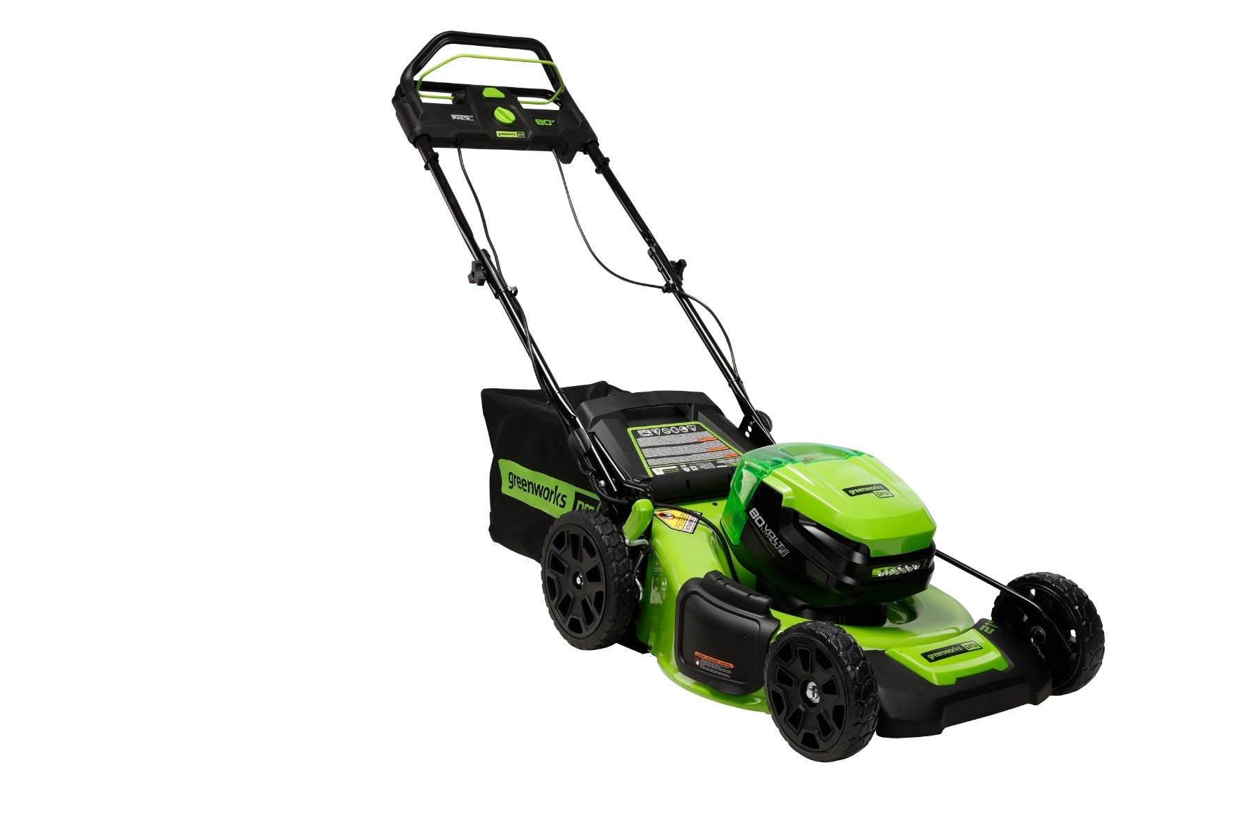 80V 21" Cordless Battery Self-Propelled Mower (SmartPace) w/ (2) 2.5Ah Batteries & Dual Port Charger